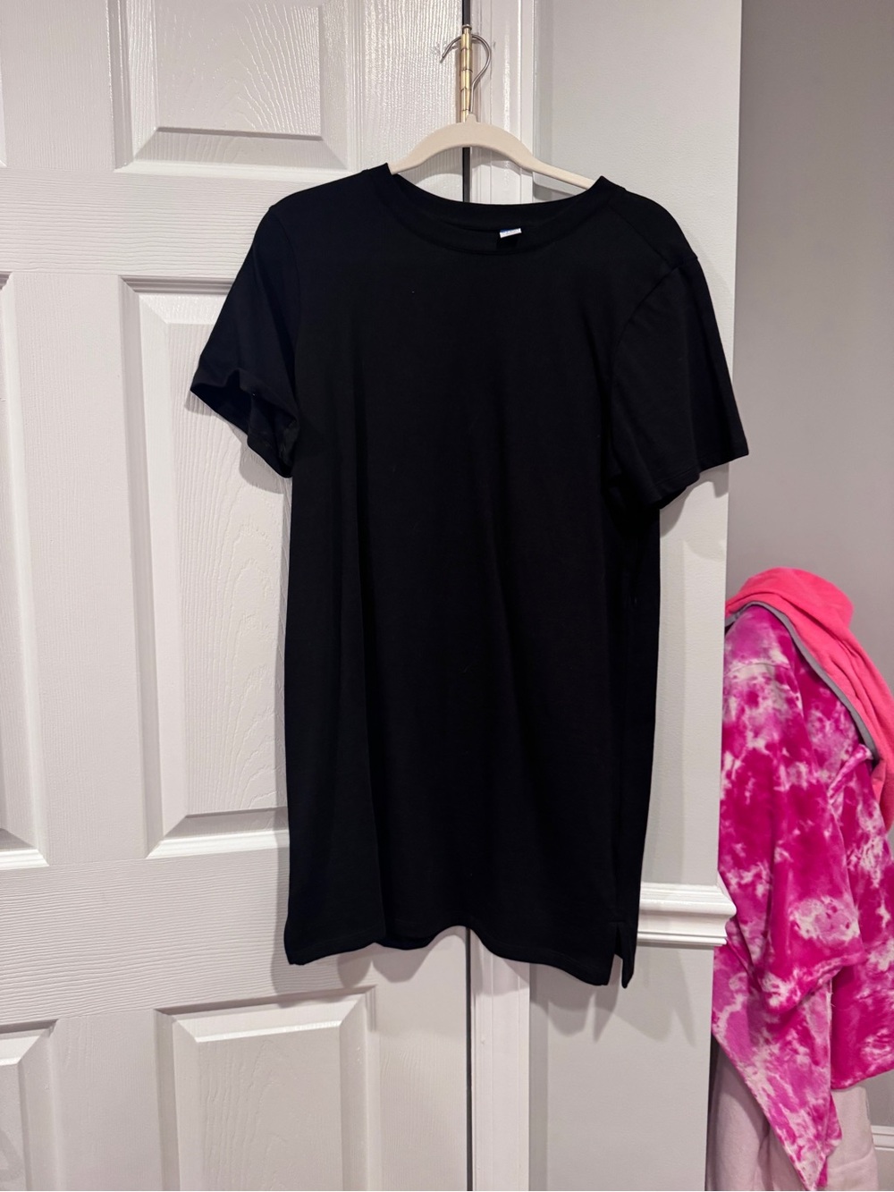 Black Short Sleeve Dress - Classic Everyday Tee Dress